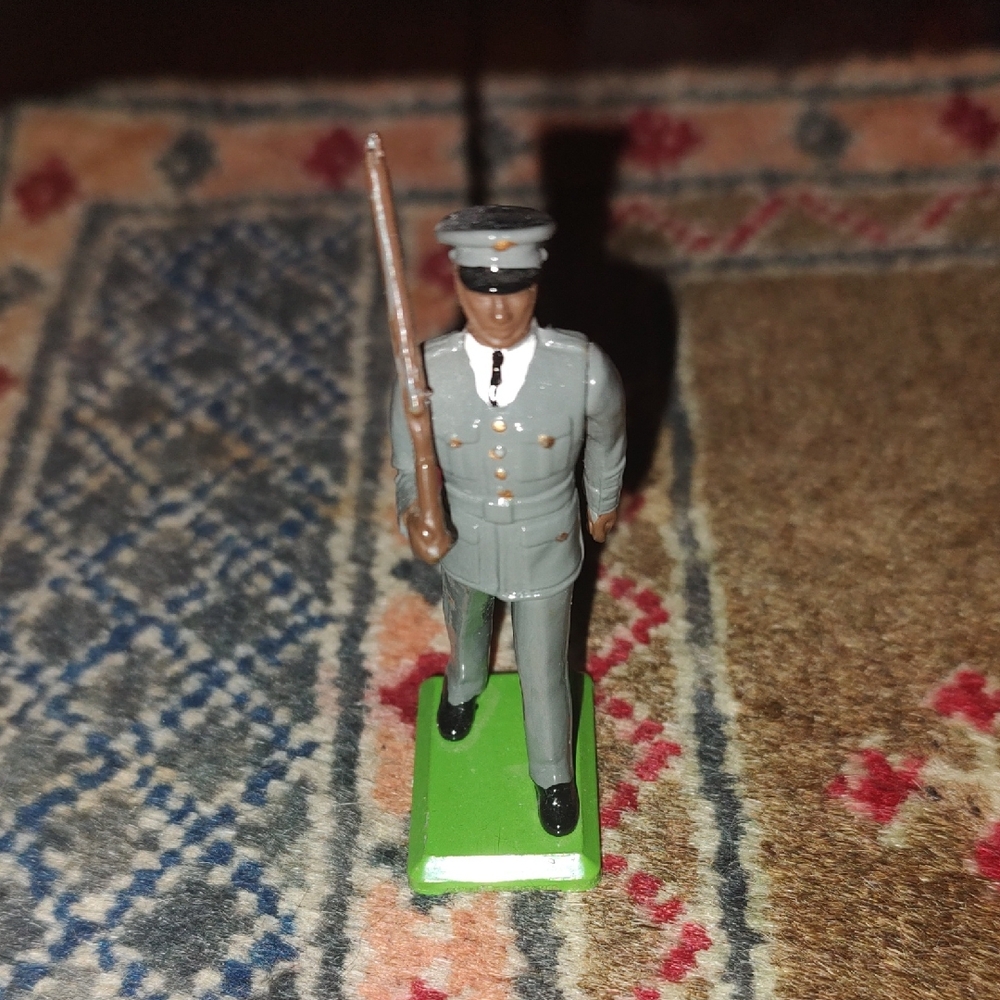 Gray Toy Soldier Figurine